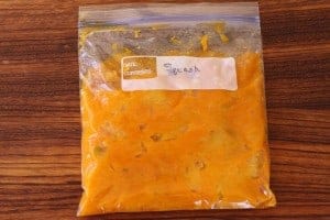 frozen squash